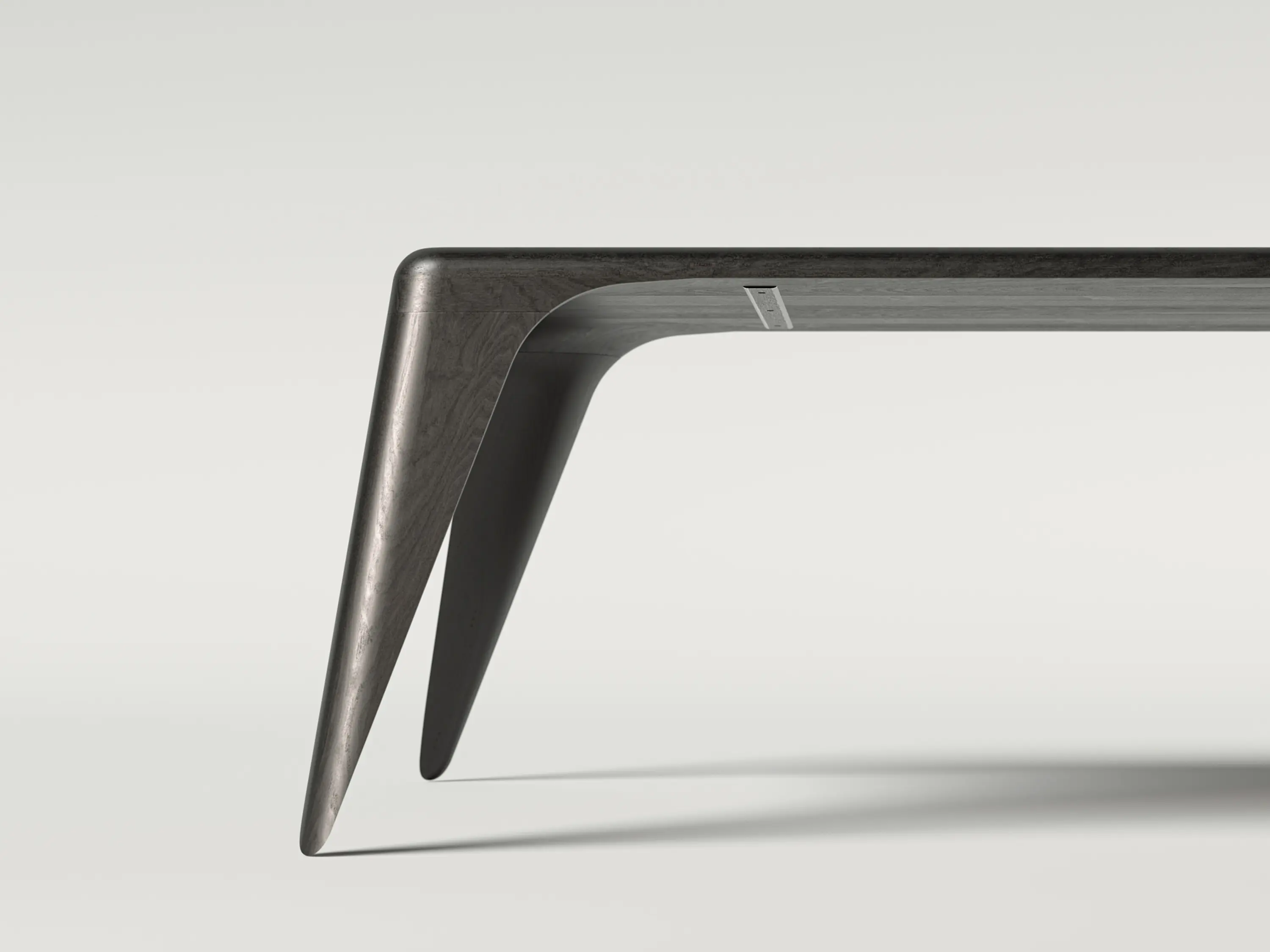 Mozea - BOOMERANG | Rectangular wooden dining table