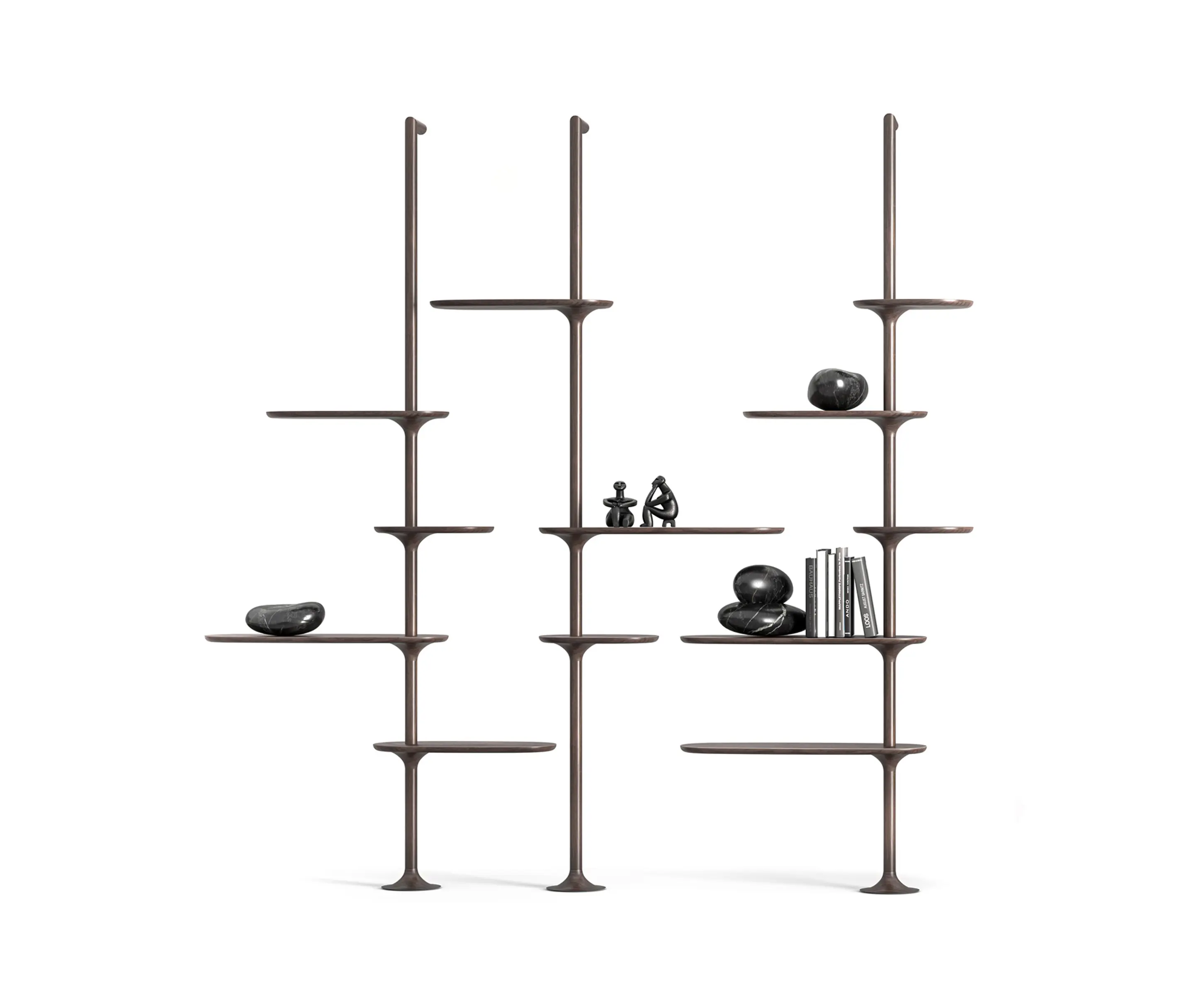Mozea - FLOW | Modular wooden bookcase