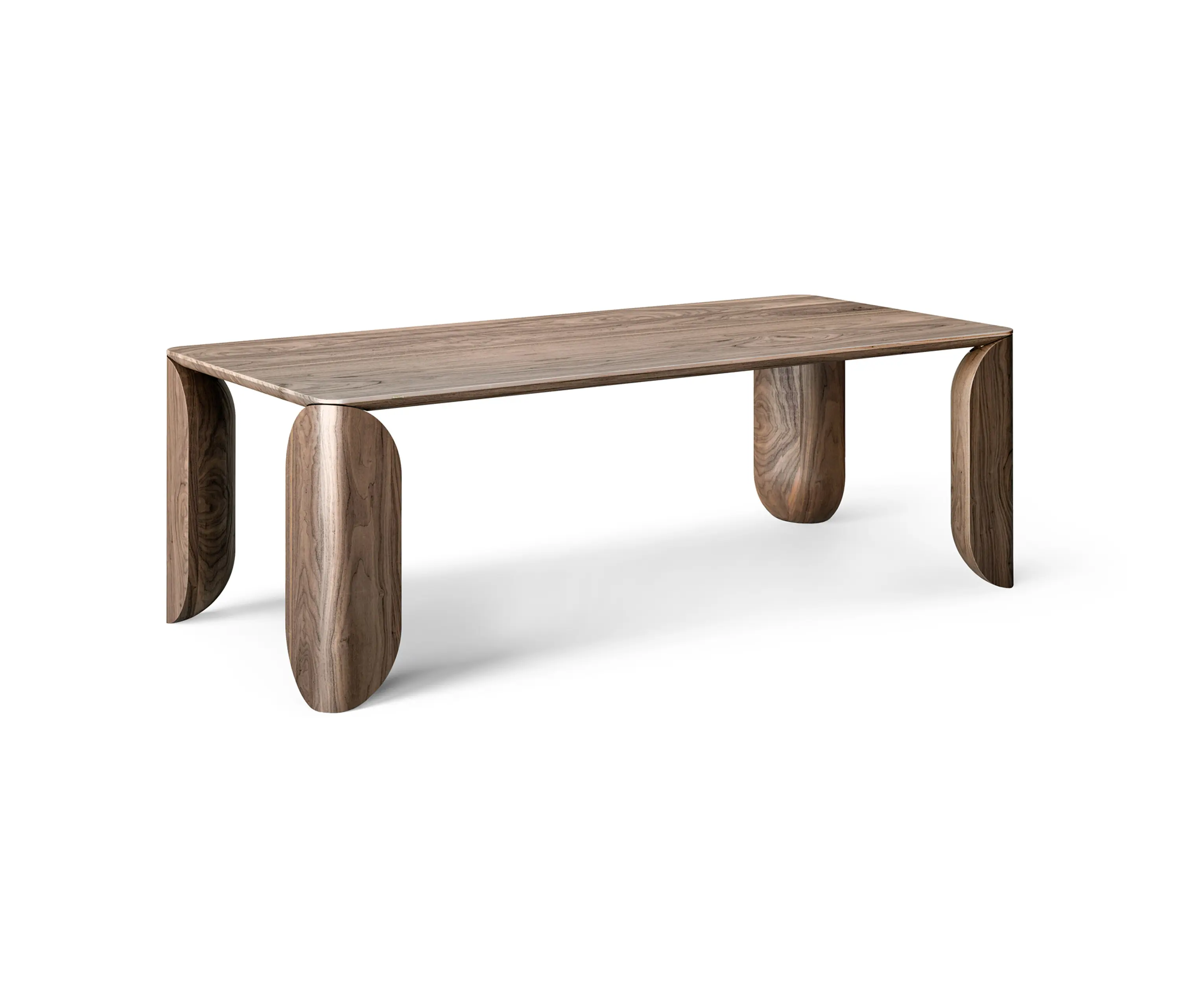 Mozea - QUARTAM | Rectangular solid wood dining table