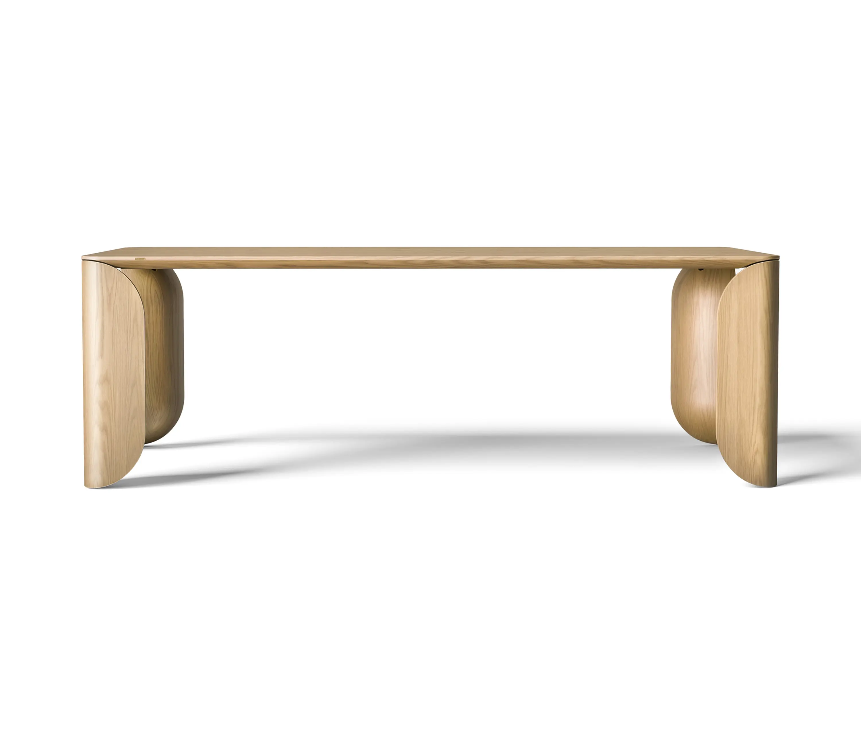 Mozea - QUARTAM | Rectangular solid wood dining table