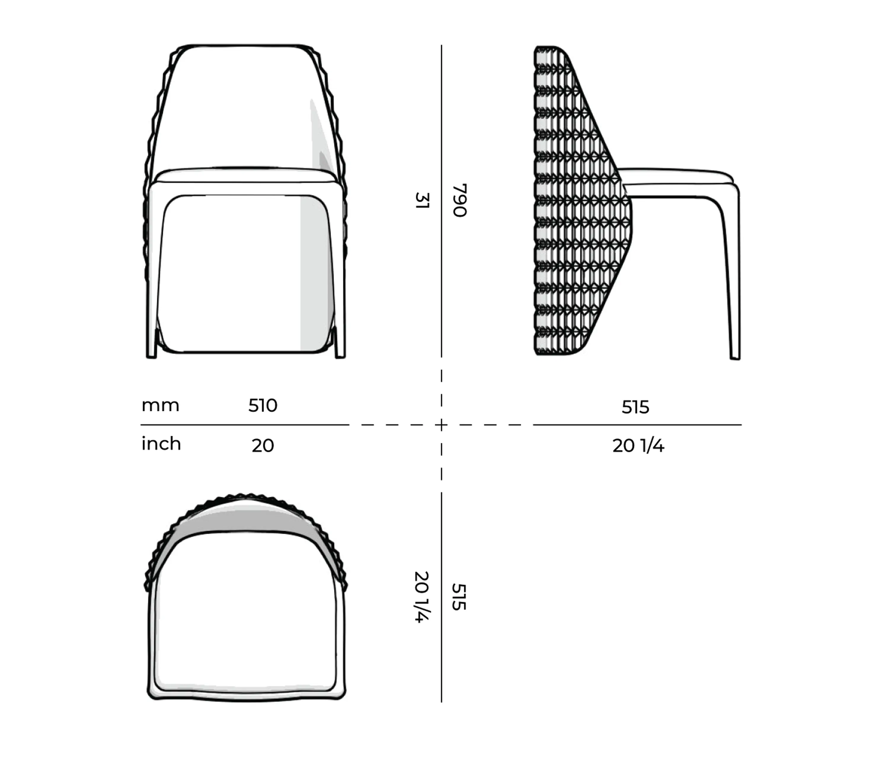 Mozea - TESTA | Upholstered wooden and leather chair
