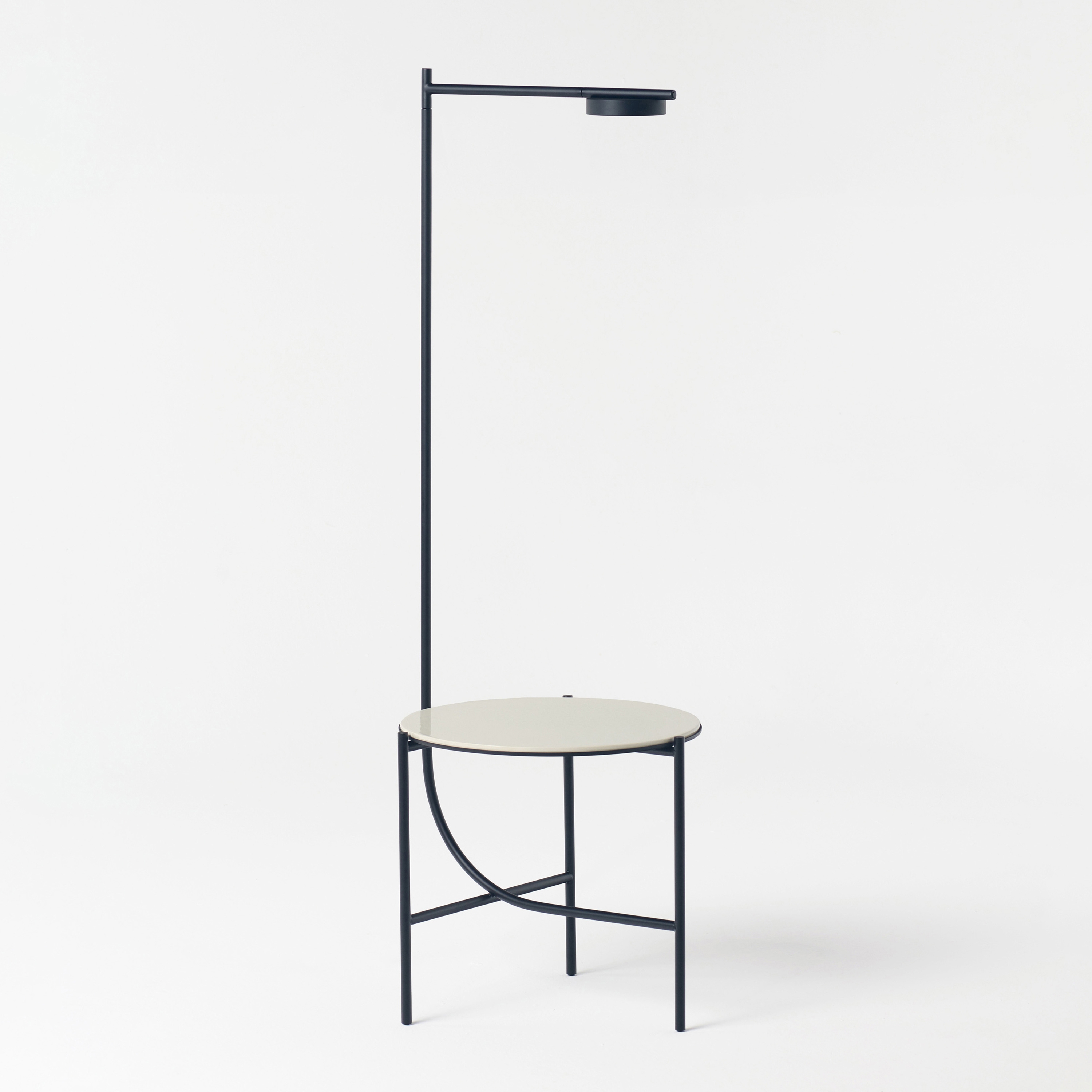 Igram Lamp + Table GZ White