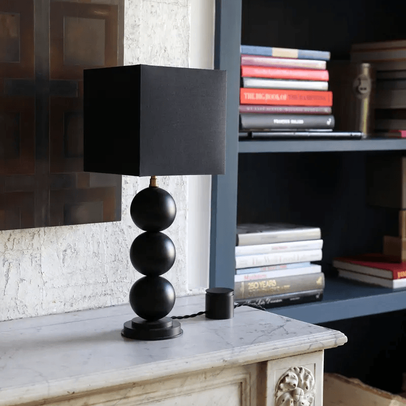 Display product Black Brass Ball lamp from manufacturer LVL - USA