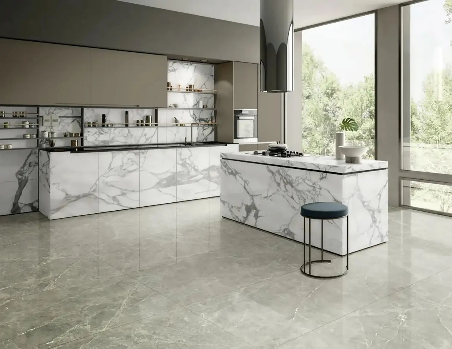Kaolin Surfaces  - Symphony Grigio