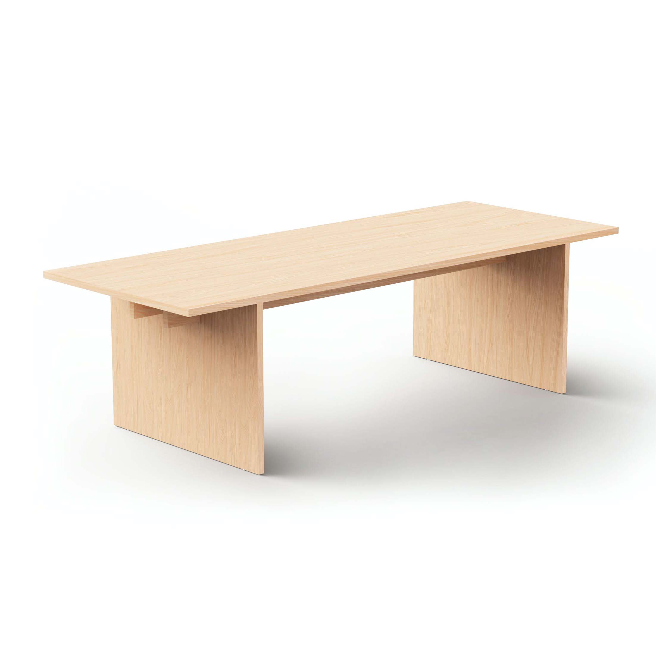 BASE table - Minimalist Modern Table in Ash (260x100)