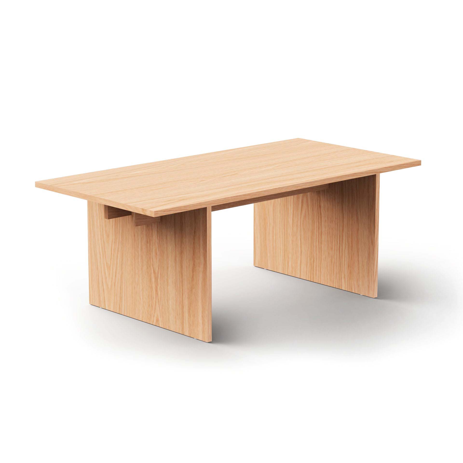 BASE table - Minimalist Modern Table in Oak (200x100)