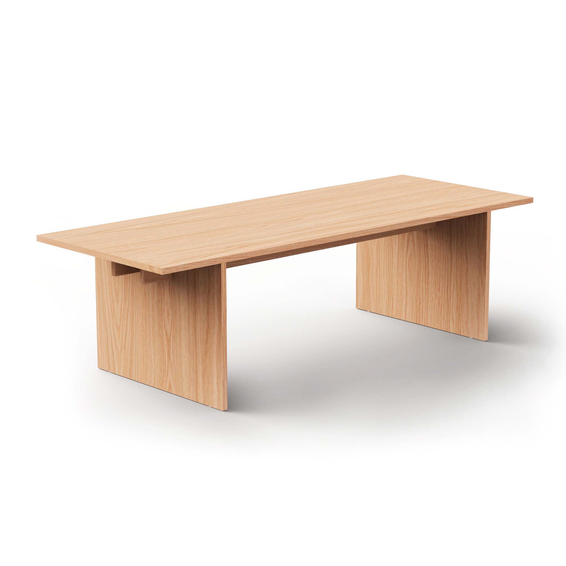 Display product BASE table - Minimalist Modern Table in Oak (260x100) from manufacturer MOR Design