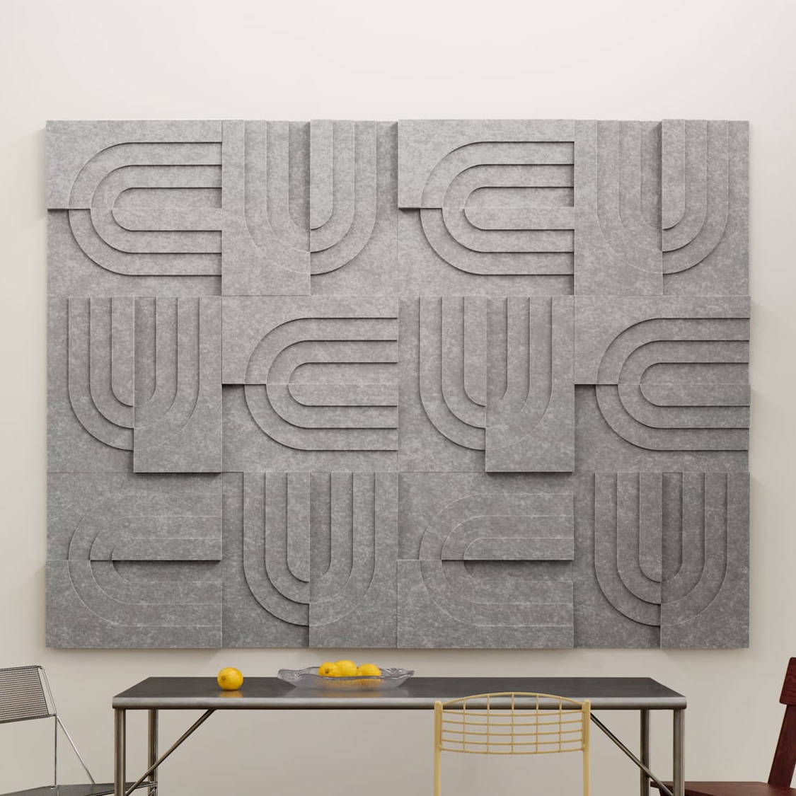 Arch Tile - Cloudy Grey | Set of 12