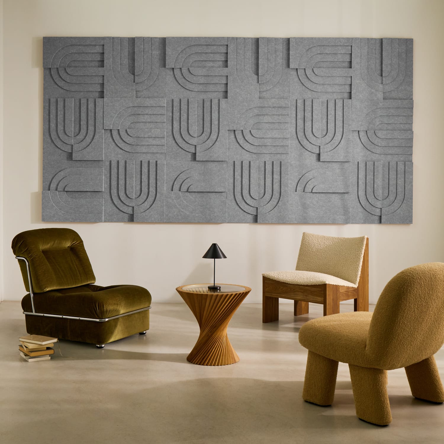 Mostra il prodotto Arch Tile - Cloudy Grey | Set of 18 del produttore Arturel HQ