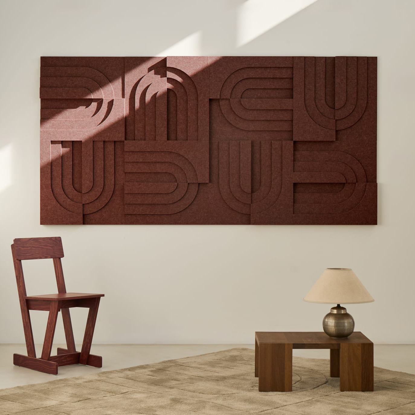 Mostrar el producto Arch Tile - Reddish Brown | Set of 8 del fabricante Arturel HQ