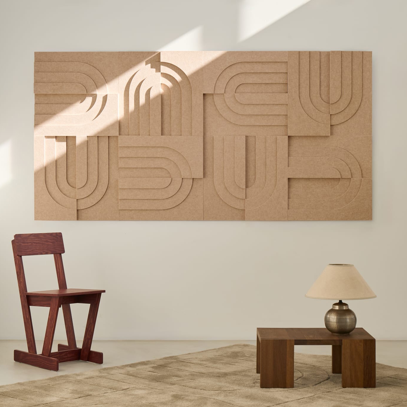 Arch Tile - Sand Beige | Set of 8