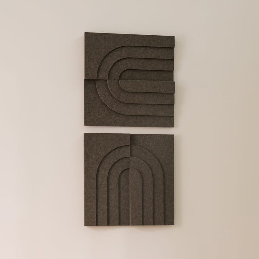 Arch Tile - Warm Grey | Set of 2