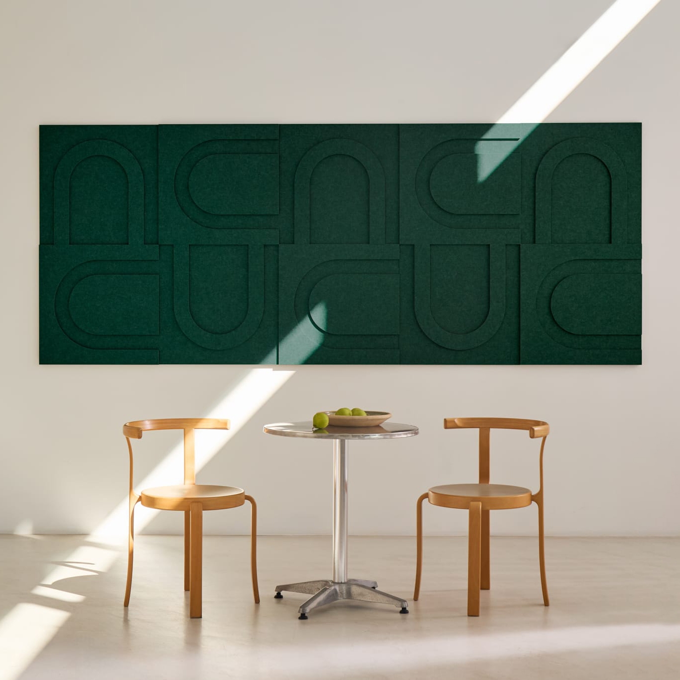 Geometric Tile - Petroleum Green | Set of 10