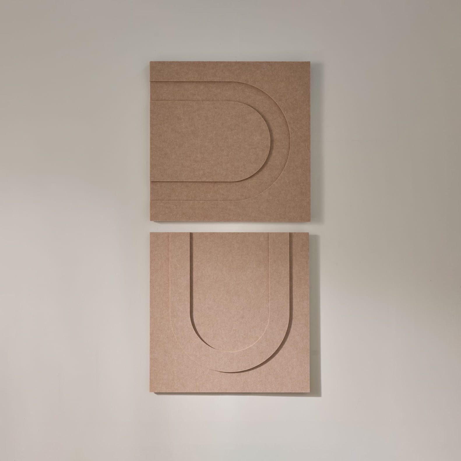 Geometric Tile - Sand Beige | Set of 2