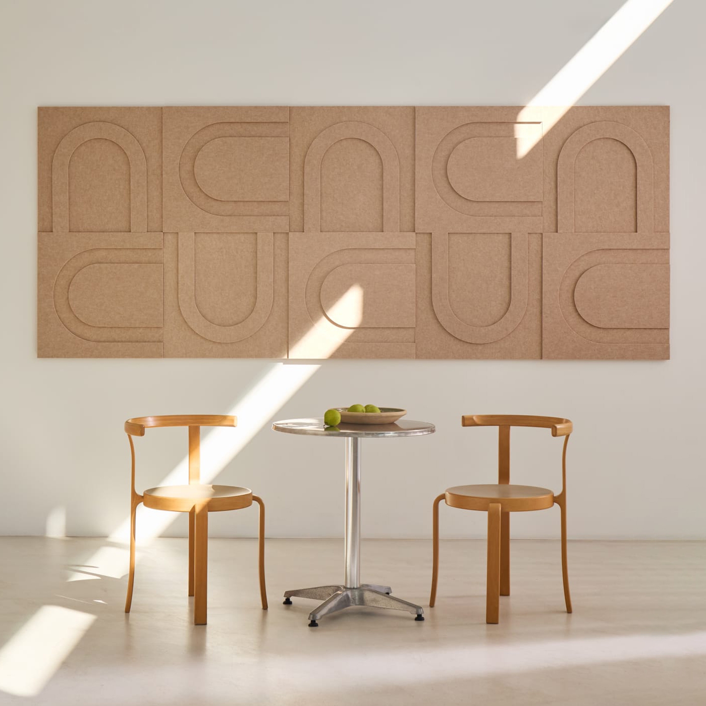Geometric Tile - Sand Beige | Set of 10