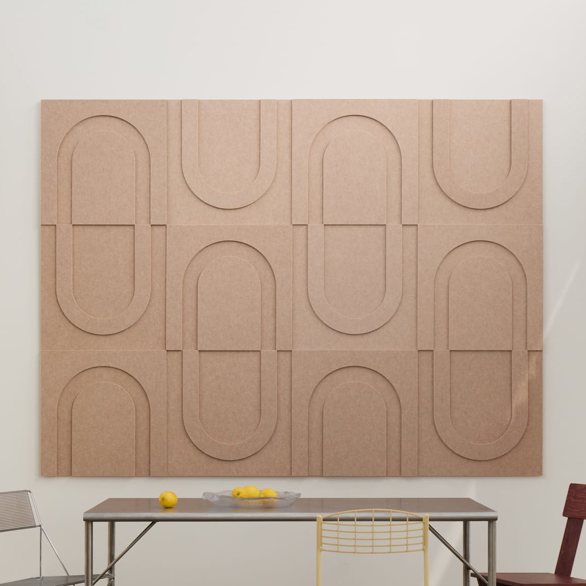 Geometric Tile - Sand Beige | Set of 12