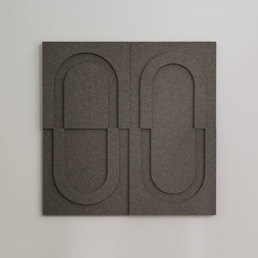 Geometric Tile - Warm Grey | Set of 4