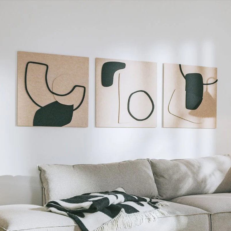 Nordic Bauhaus x Saskia Hübner - Sand Beige & Night Black