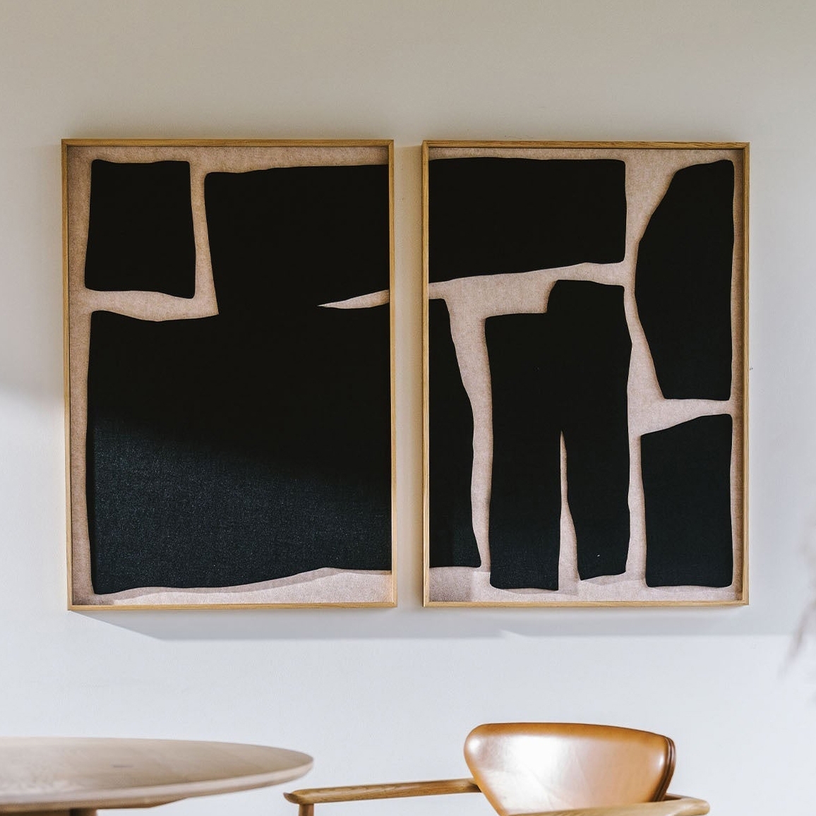 Stone - Sand/Black | Set of 2