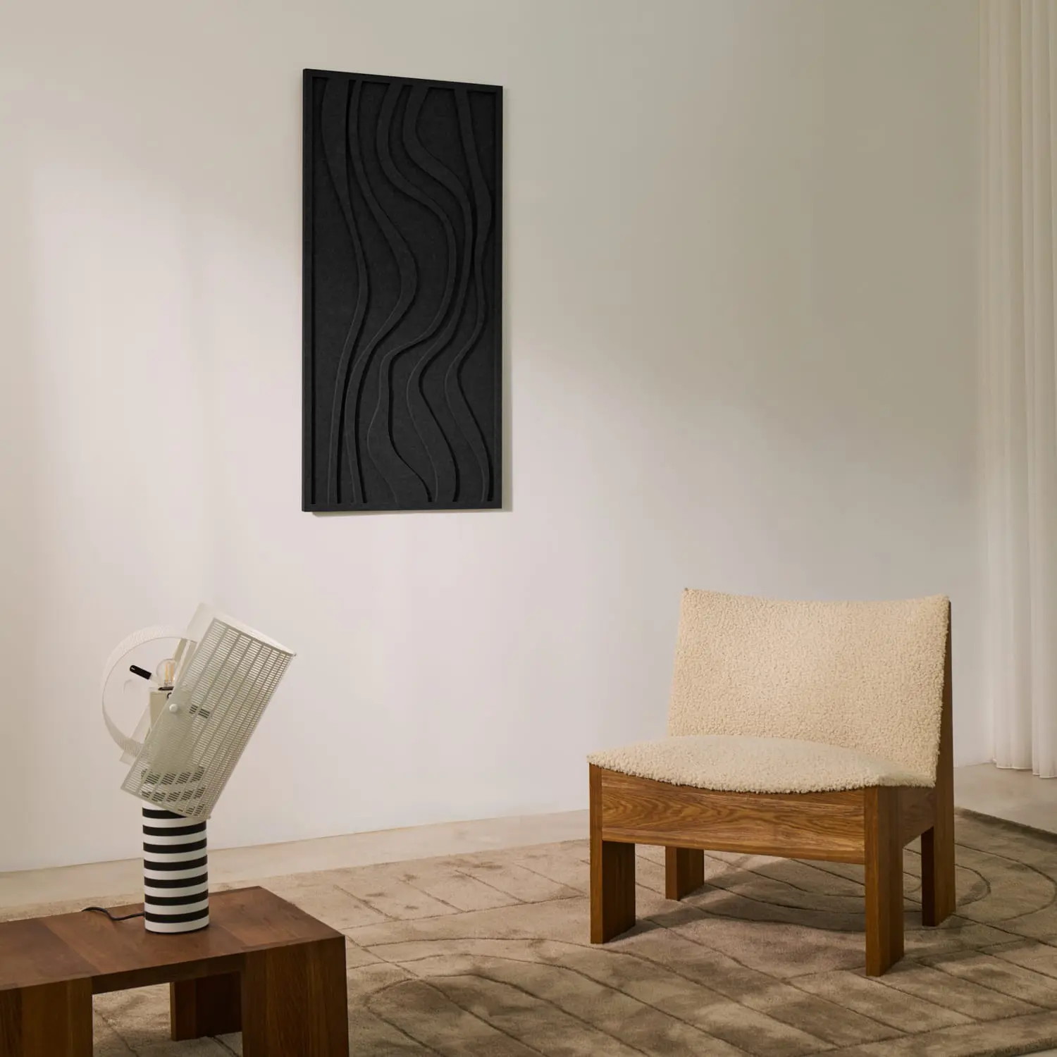 Arturel HQ - Wave Long - Night Black | Single with border