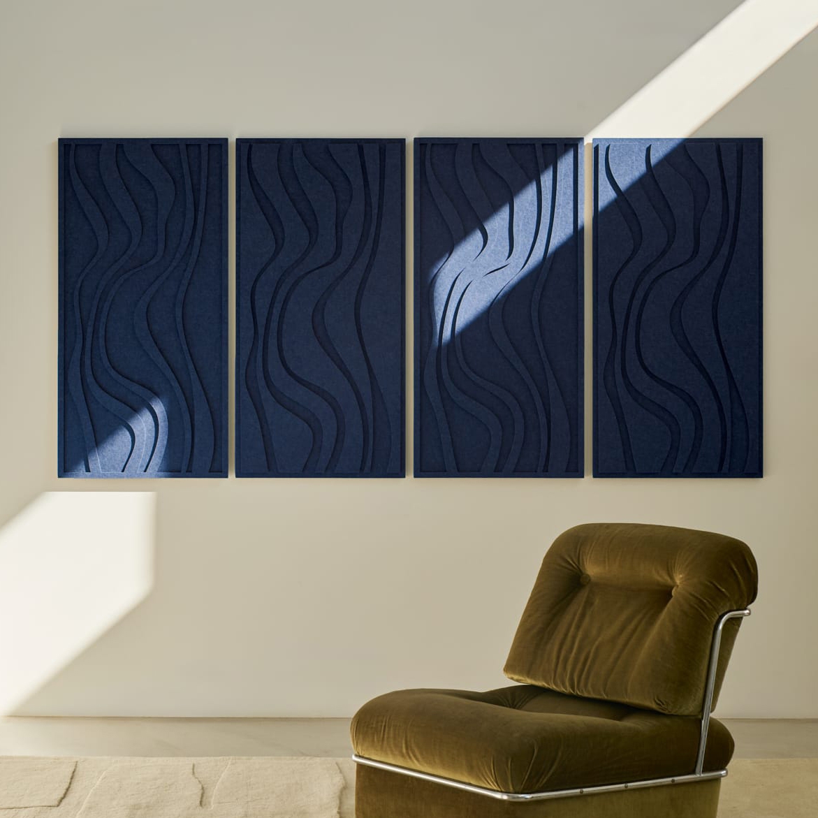 Wave Long - Ocean Blue | Set of 4