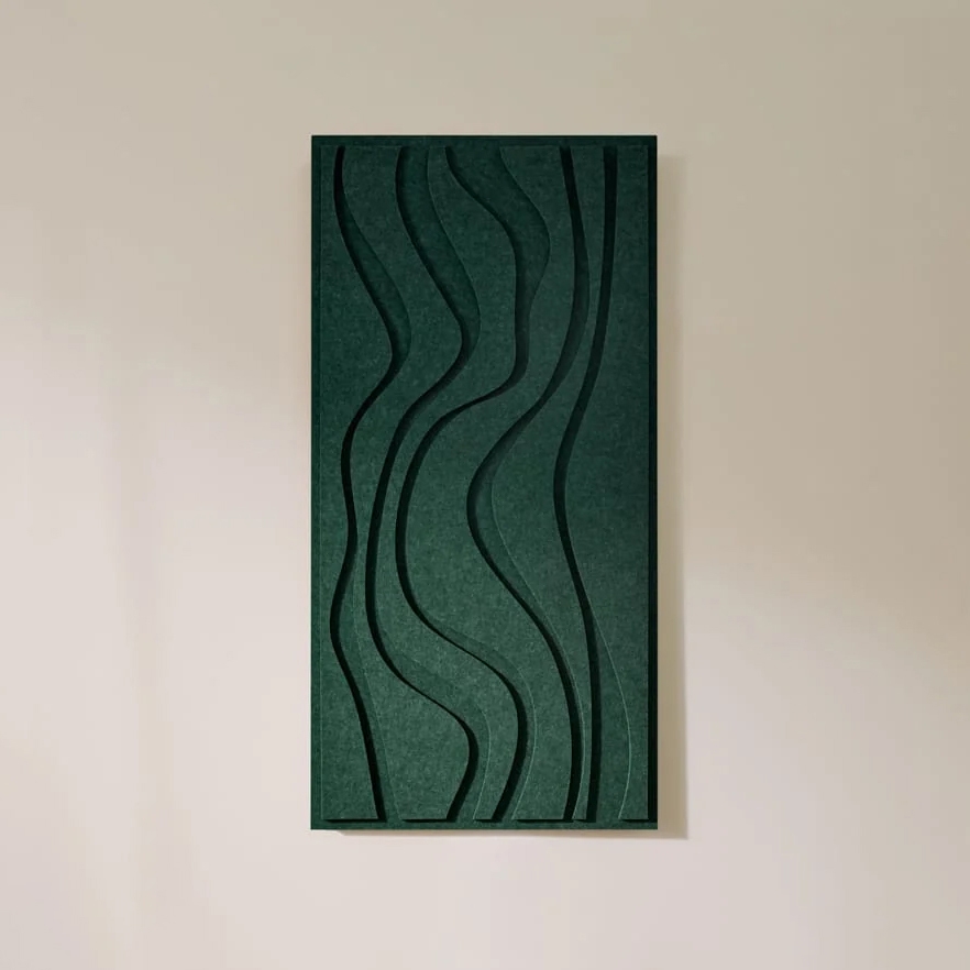 Wave Long - Petroleum Green | Single without border