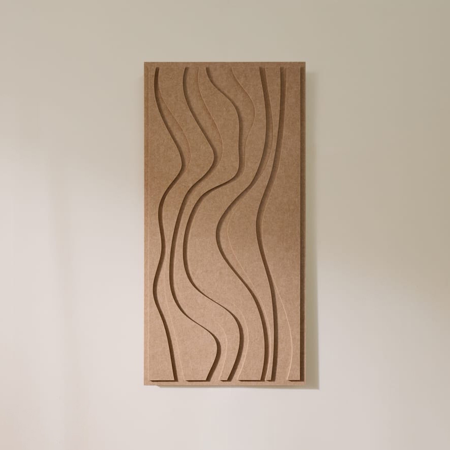 Wave Long - Sand Beige | Single without border