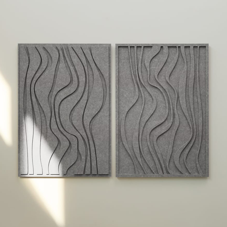 Wave Original - Cloudy Grey | Set of 2