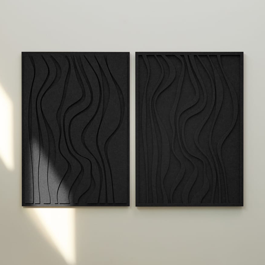 Wave Original - Night Black | Set of 2