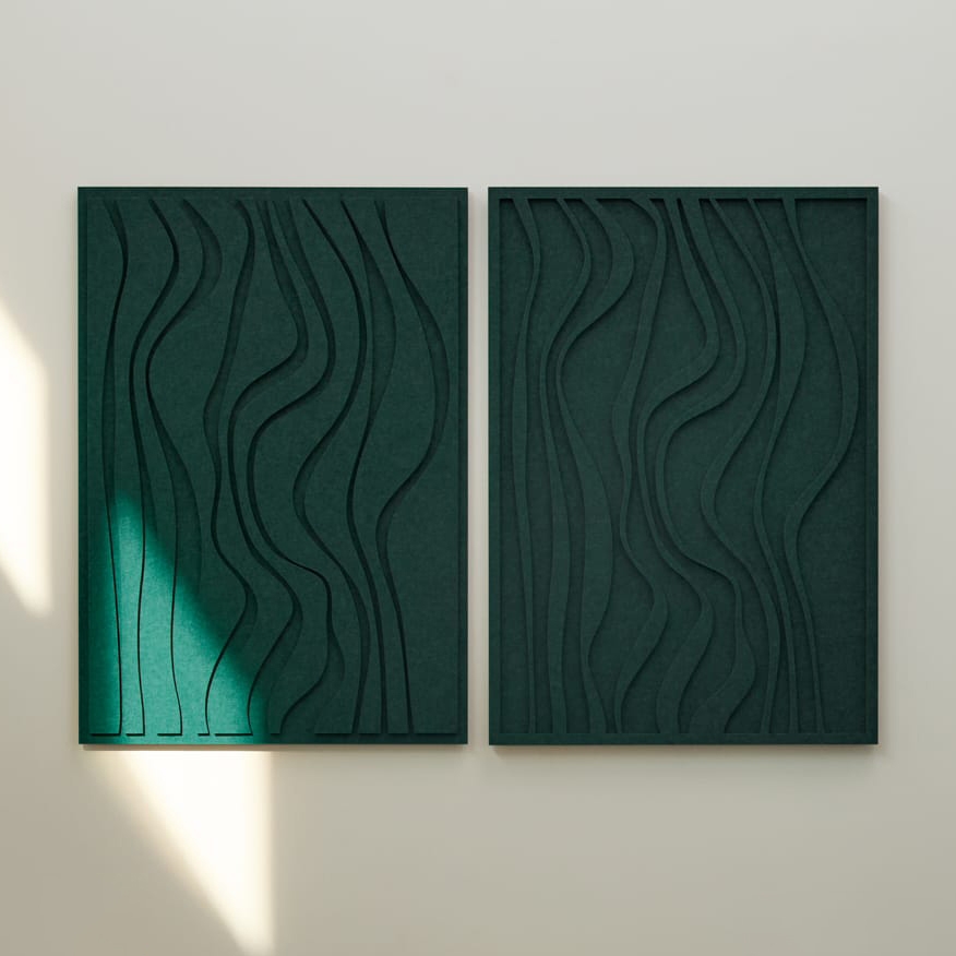Wave Original - Petroleum Green | Set of 2