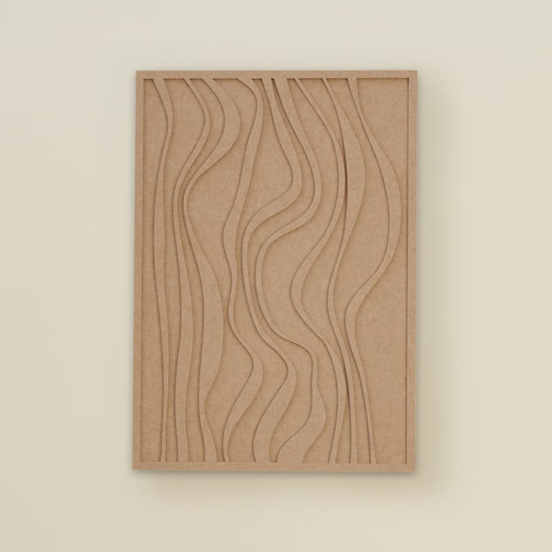 Wave Original - Sand Beige | Single with border