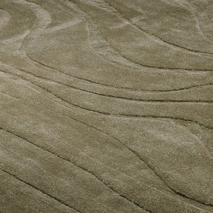 Wave Rug - Soft Olive