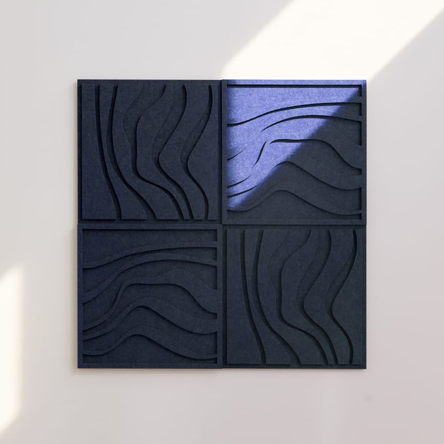 Wave Tile - Ocean Blue | Set of 4