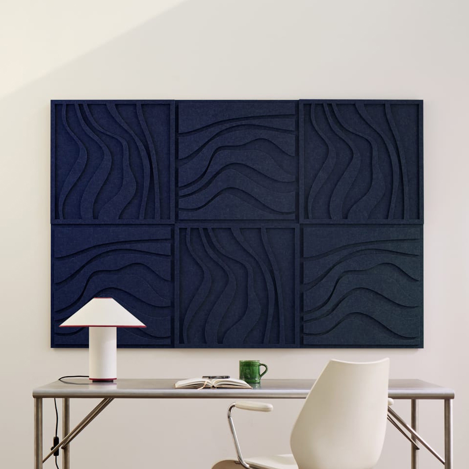 Wave Tile - Ocean Blue | Set of 6