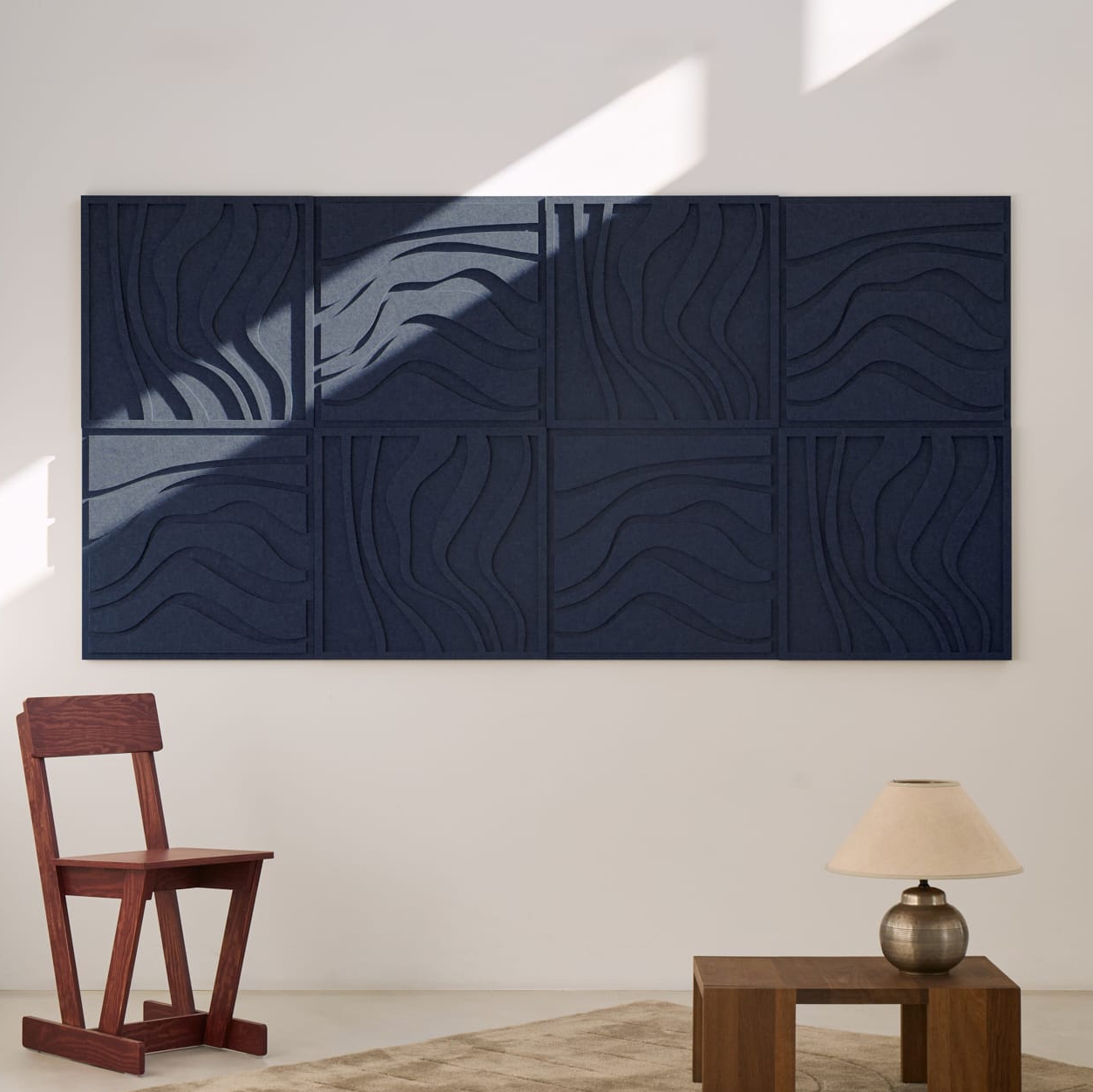 Wave Tile - Ocean Blue | Set of 8