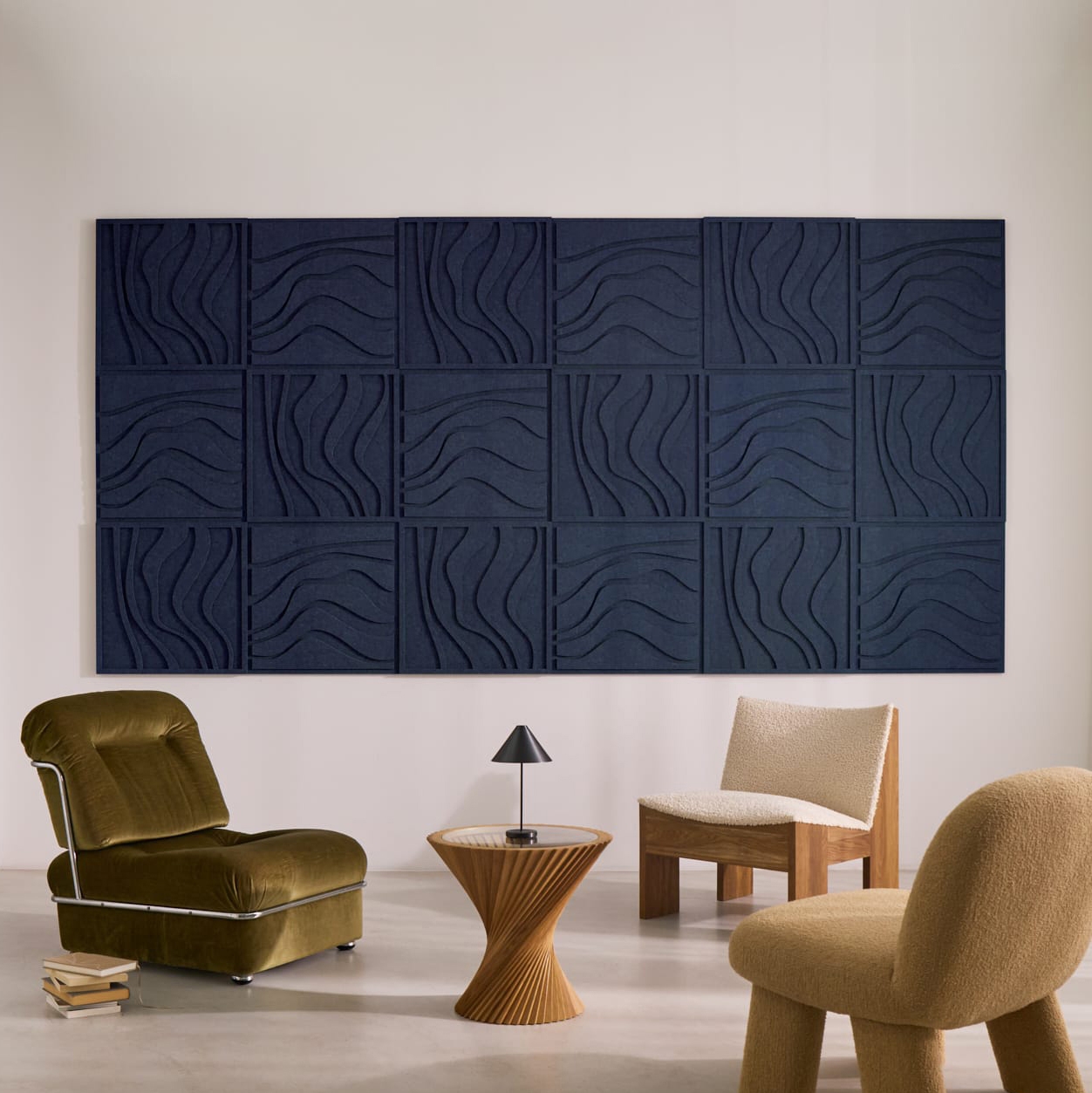 Wave Tile - Ocean Blue | Set of 18
