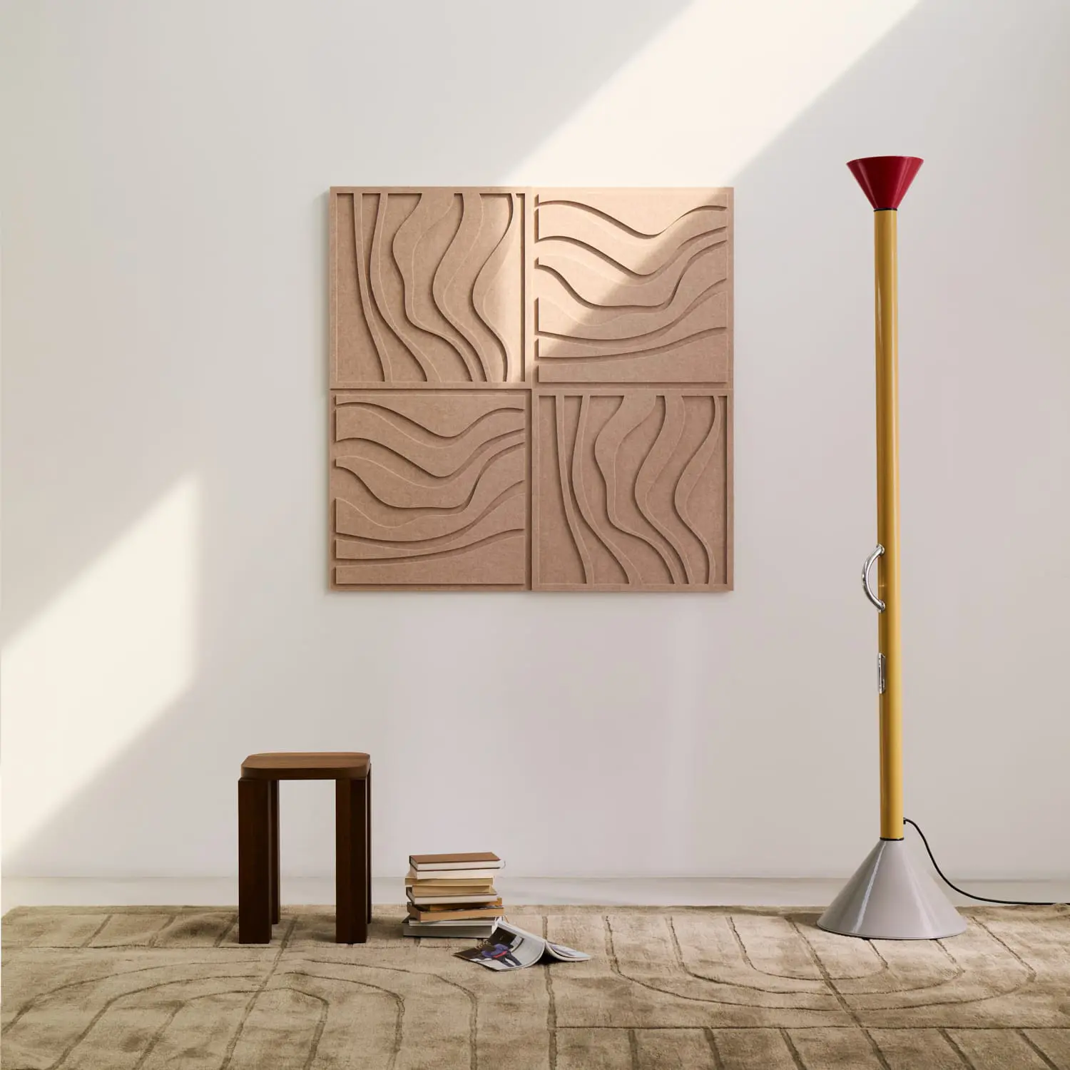 Arturel HQ - Wave Tile - Sand Beige | Set of 4