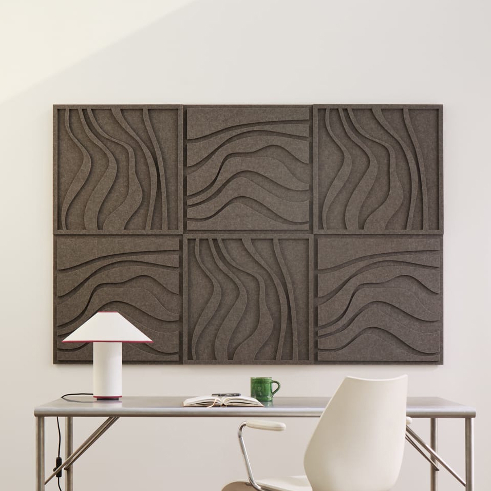 Afficher le produit Wave Tile - Warm Grey | Set of 6 du fabricant Arturel HQ
