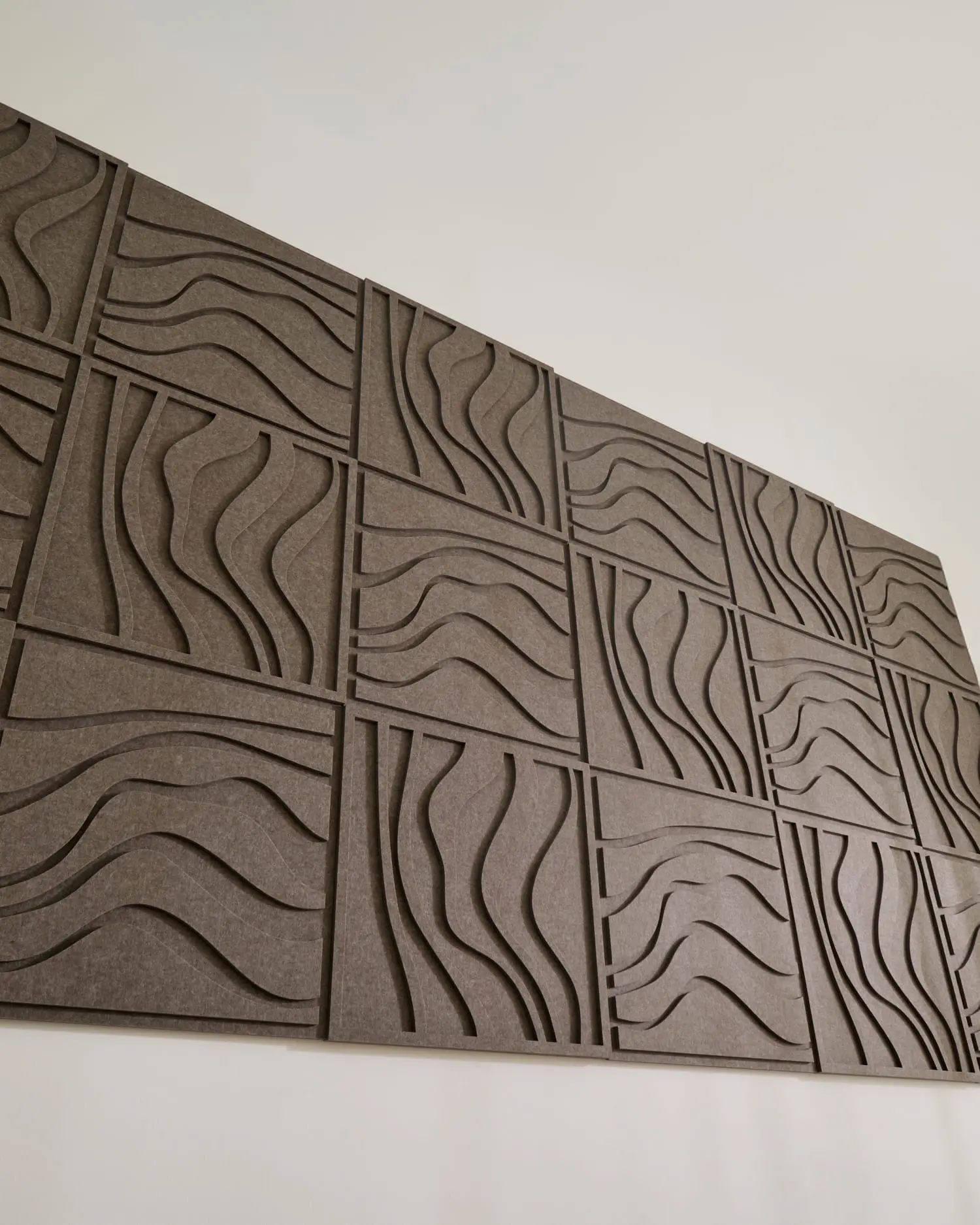 Arturel HQ - Wave Tile - Warm Grey | Set of 18