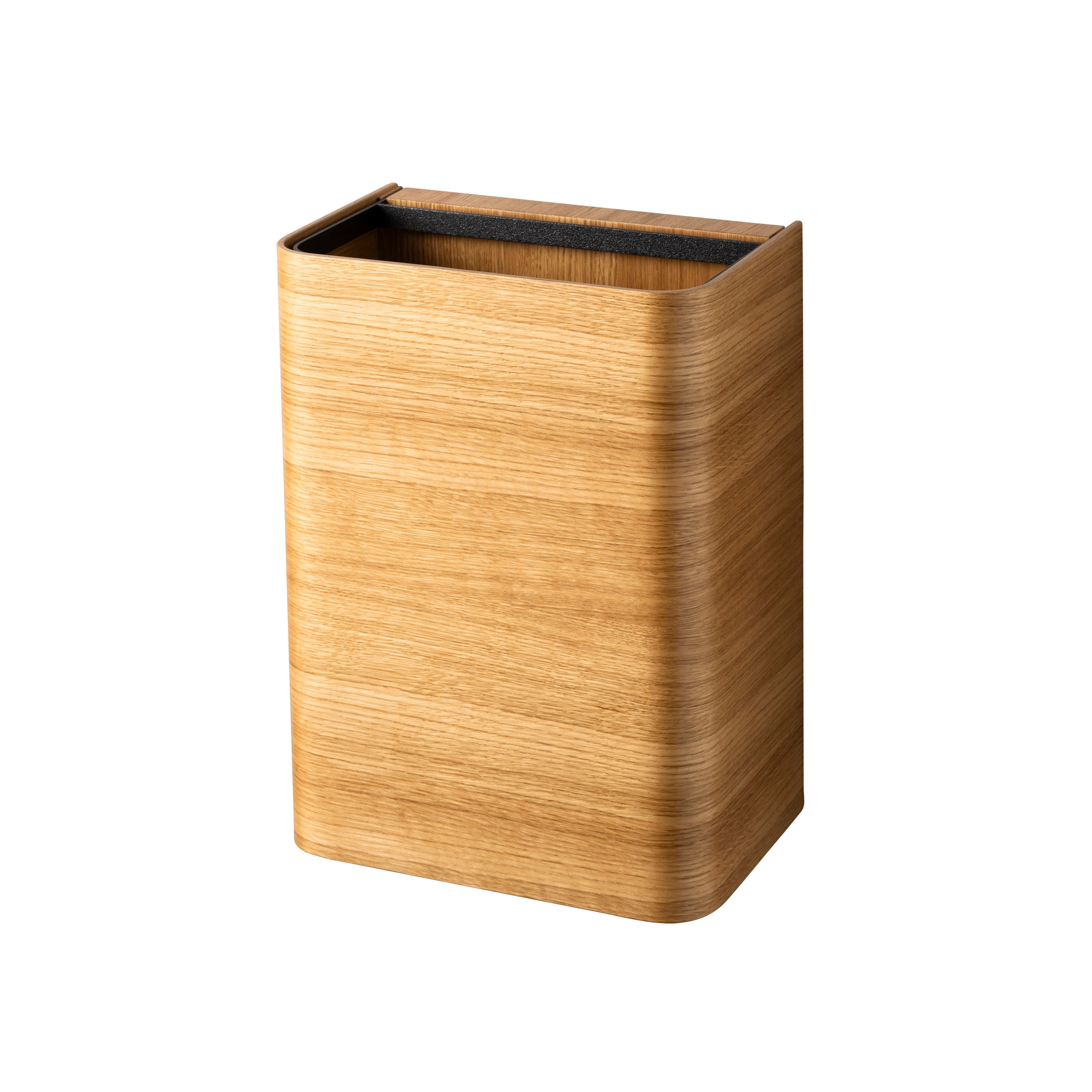 Mostra il prodotto Guivi – cestino da parete 14L – Rovere / Acciaio nero del produttore Wuoma