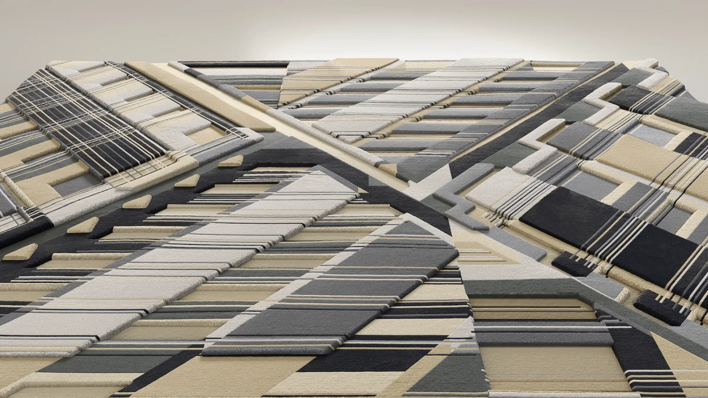 Urban Fabric Rugs - BUILDING PORTRAITS | Model A1