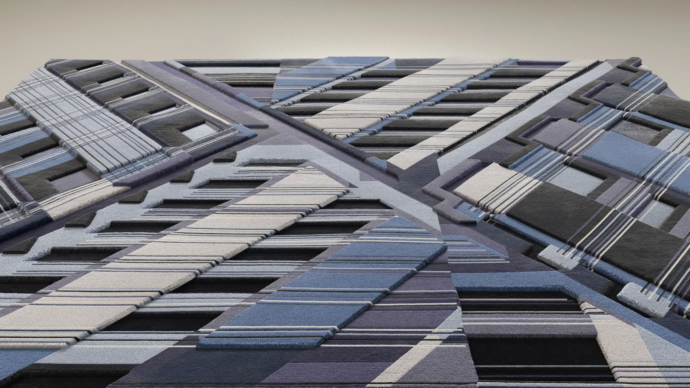 Urban Fabric Rugs - BUILDING PORTRAITS | Model A2
