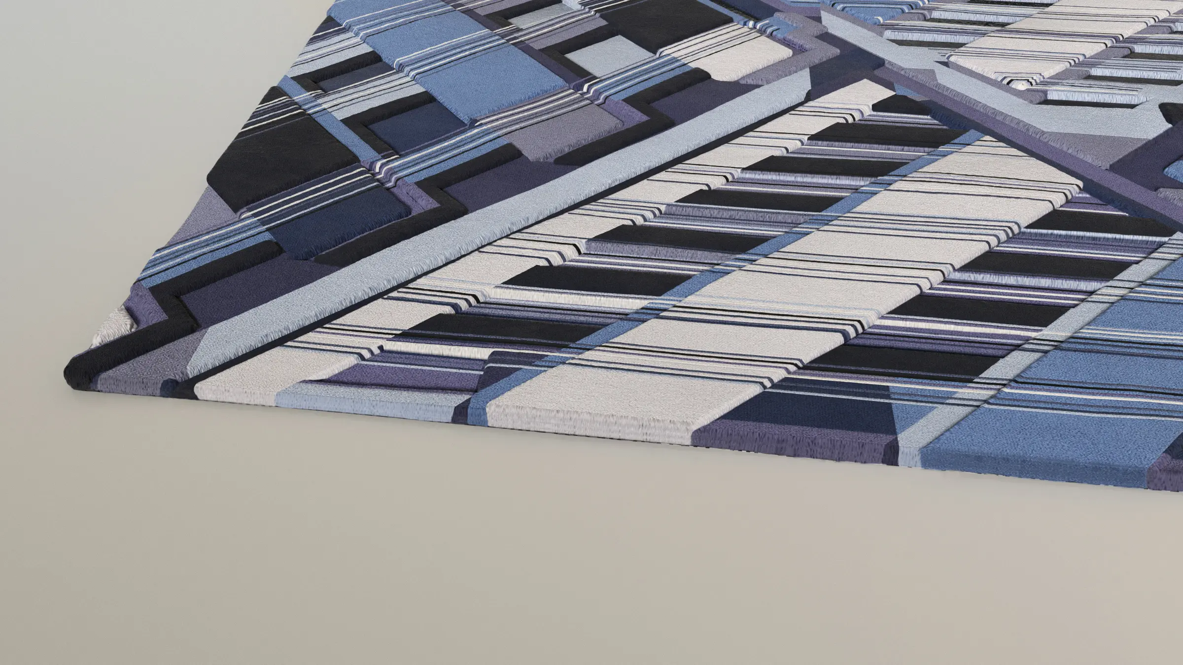 Urban Fabric Rugs - BUILDING PORTRAITS | Model A2