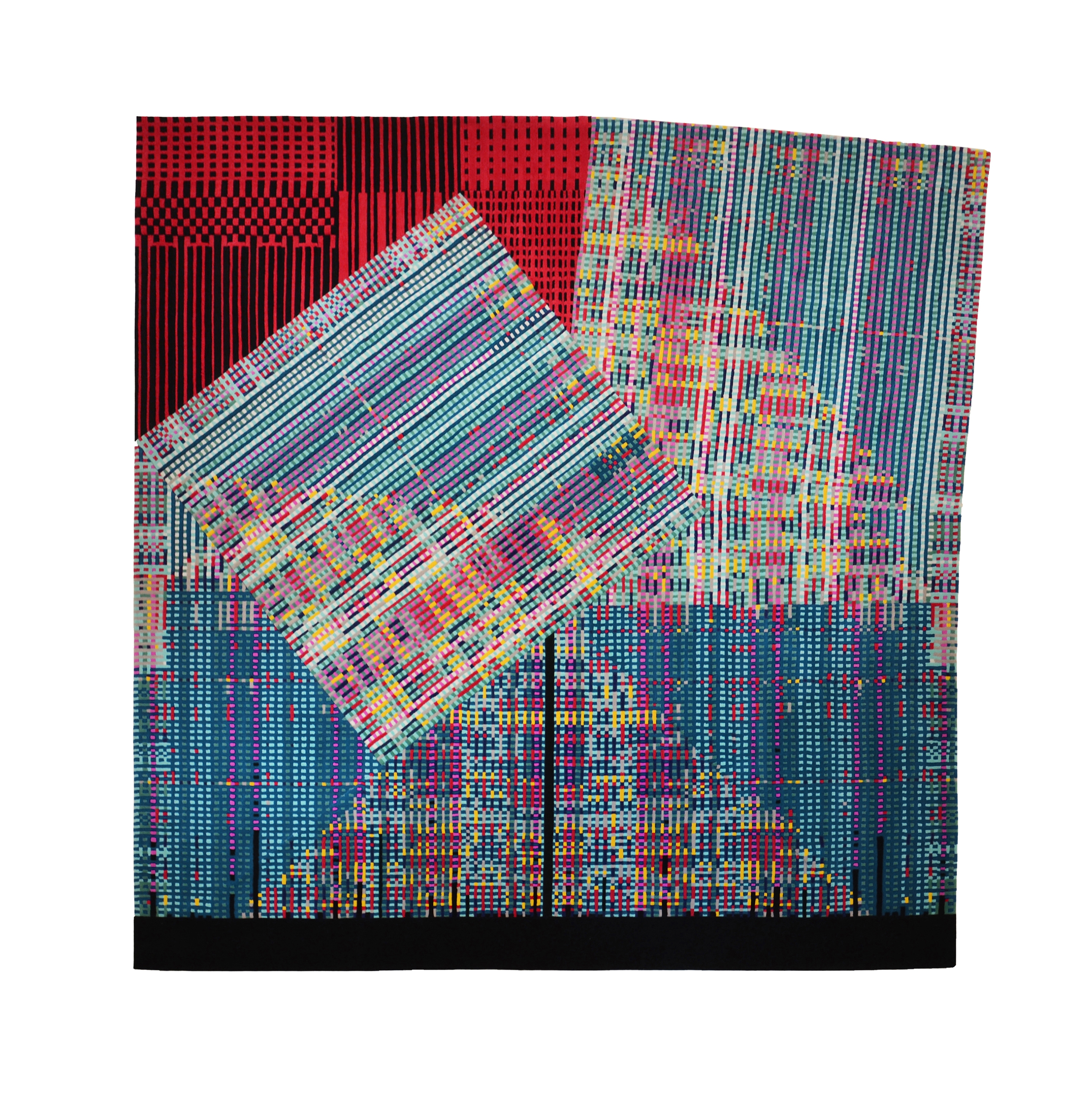 Vertoon produk BUILDING PORTRAITS | Model B3 van vervaardiger Urban Fabric Rugs