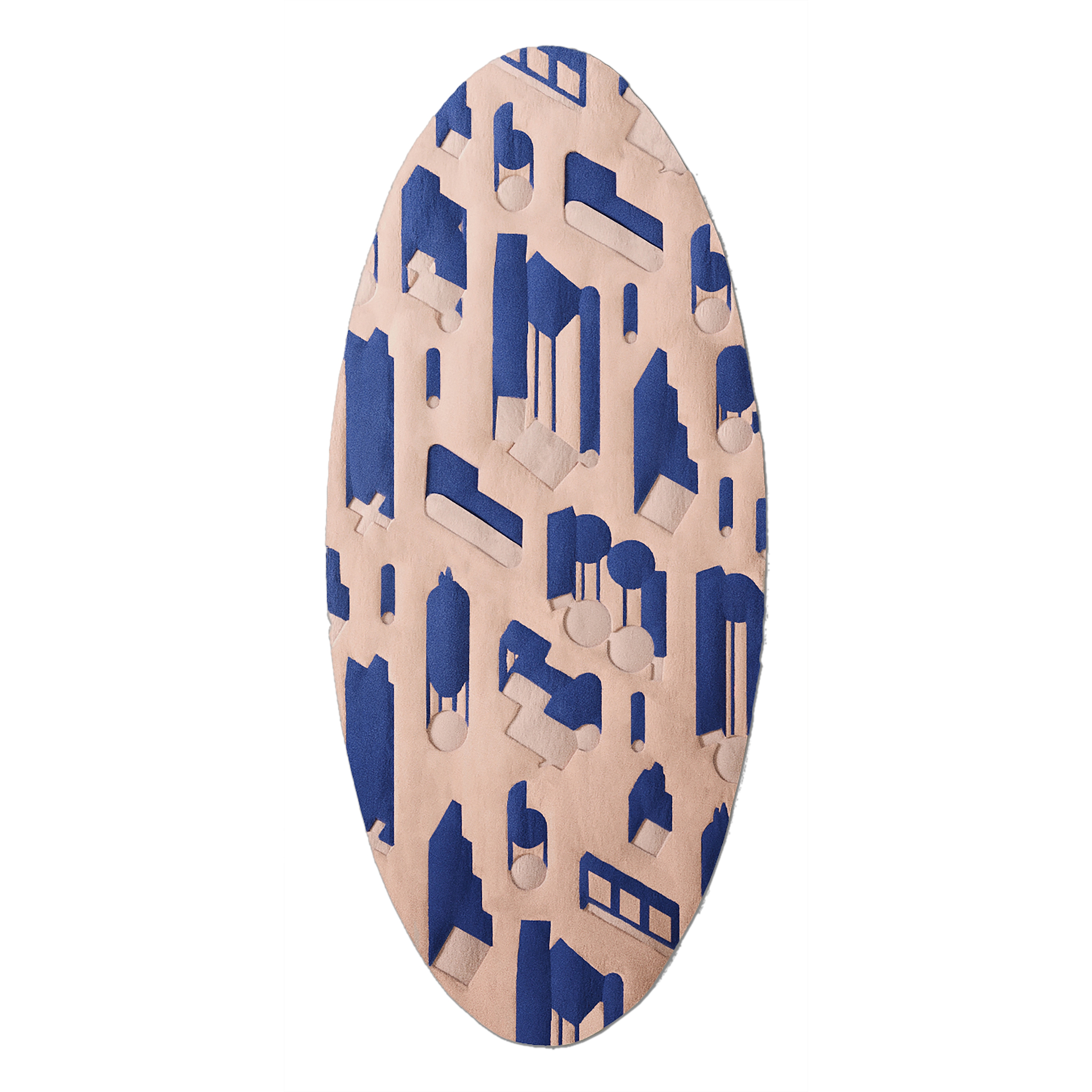 Display product Shadows Of Things We Wish We Had | Ellipse from manufacturer Urban Fabric Rugs