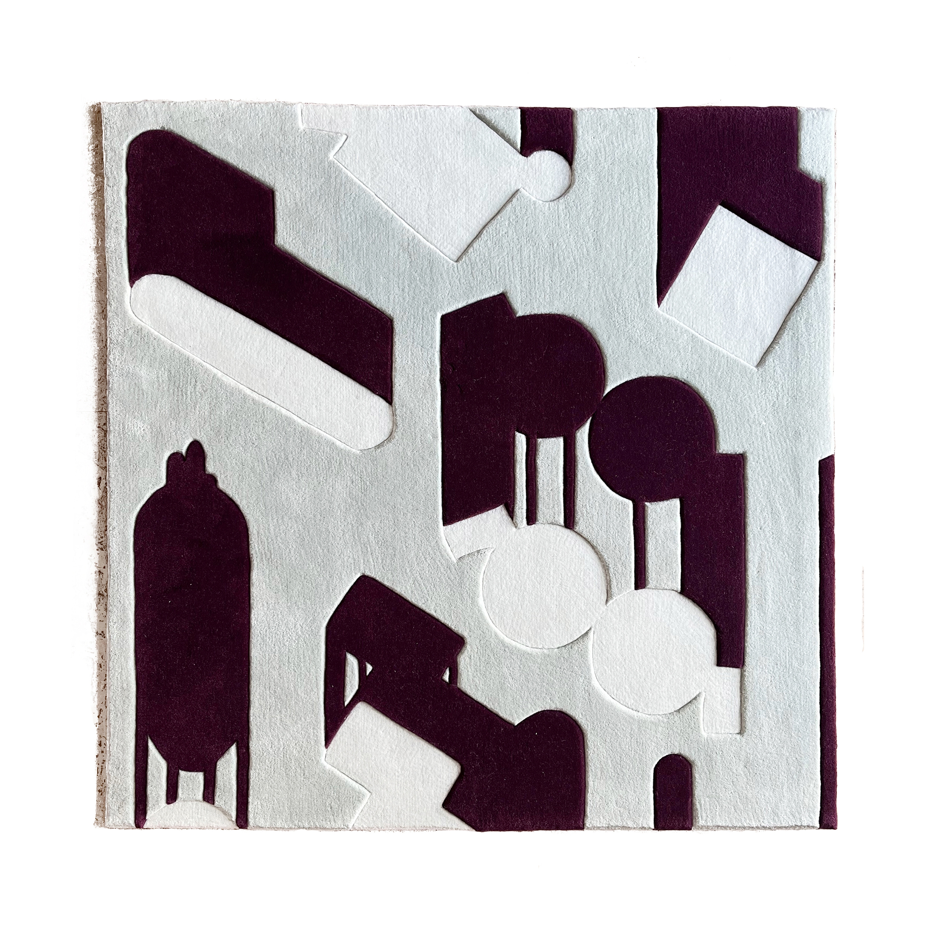 Display product Shadows Of Things We Wish We Had | Rug 2.1 from manufacturer Urban Fabric Rugs