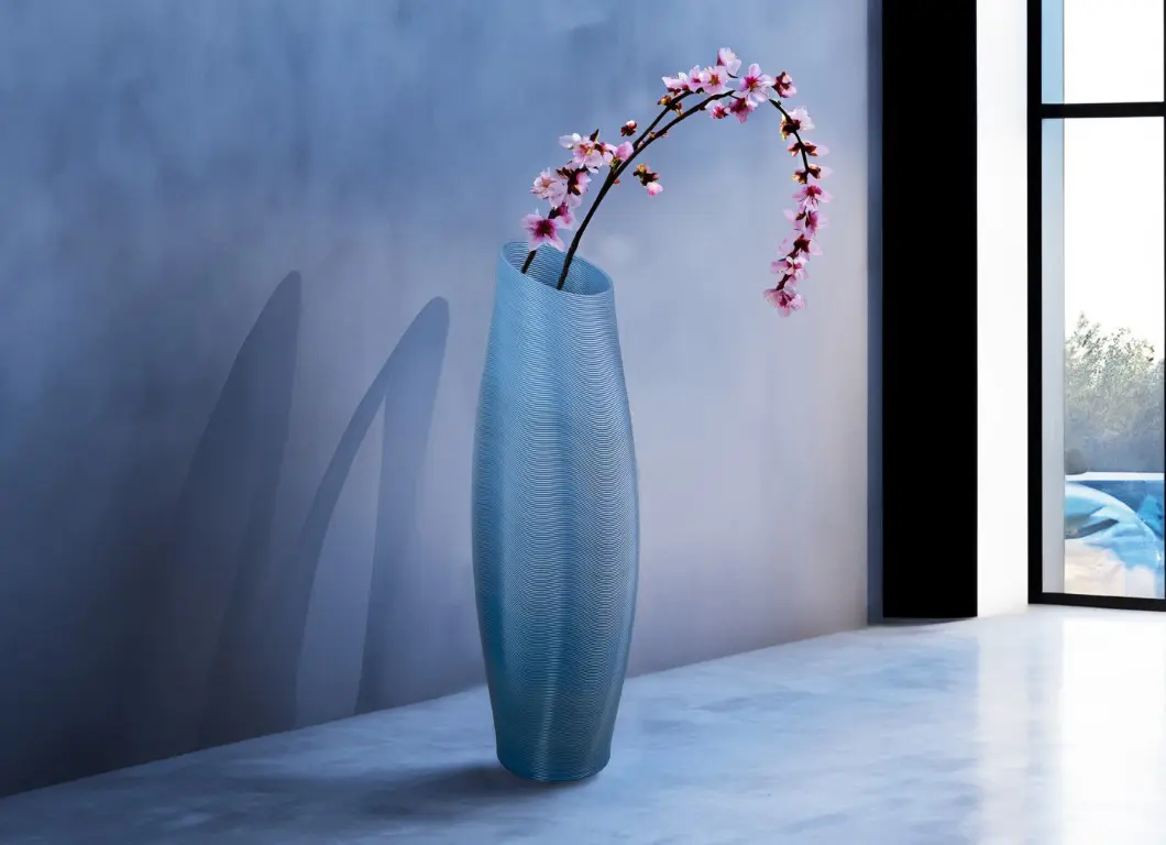 TRIBOO - NeverEnding Rippled Pillar Vase