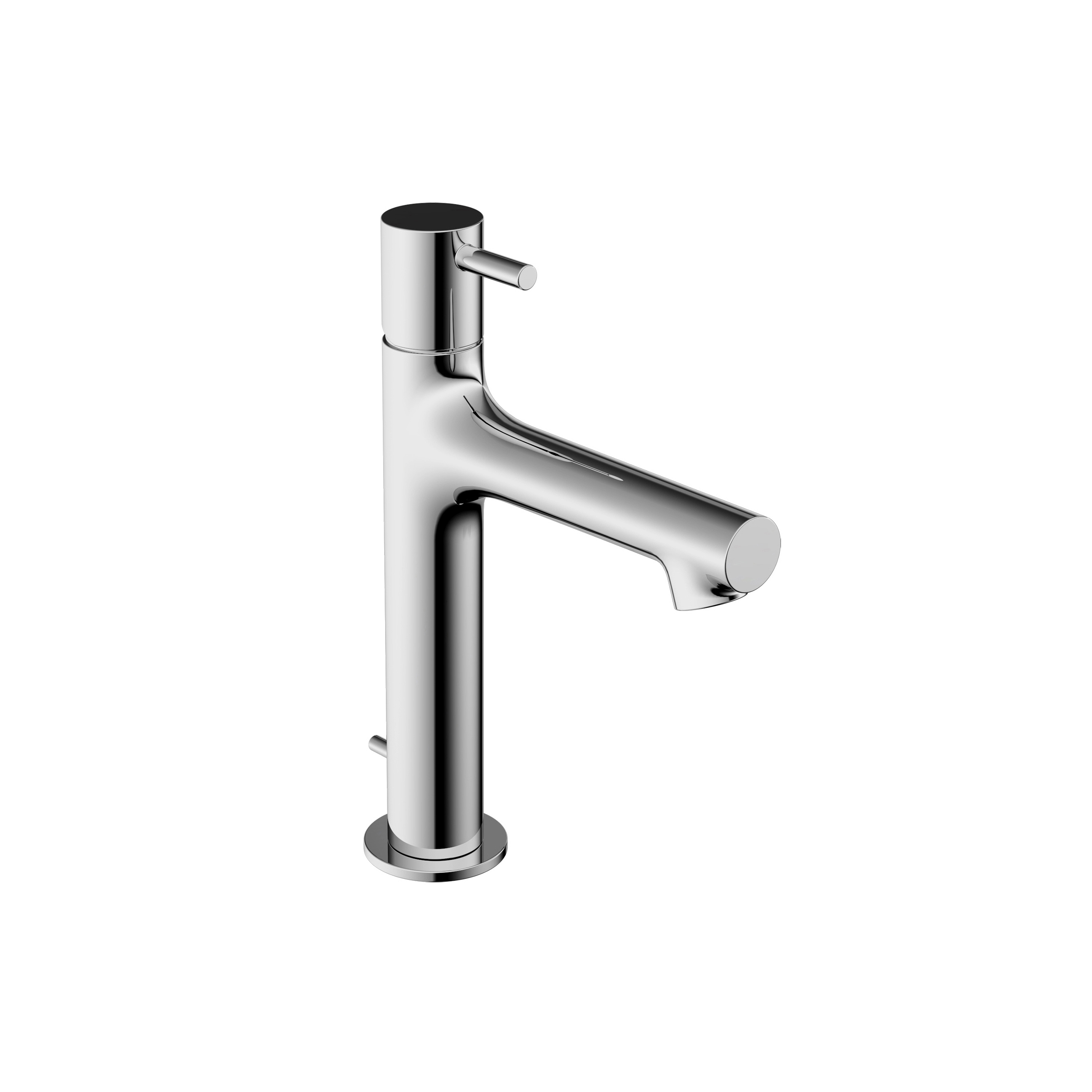 Mostra il prodotto Single-lever basin mixer white with chrome-plated drain del produttore Vigour