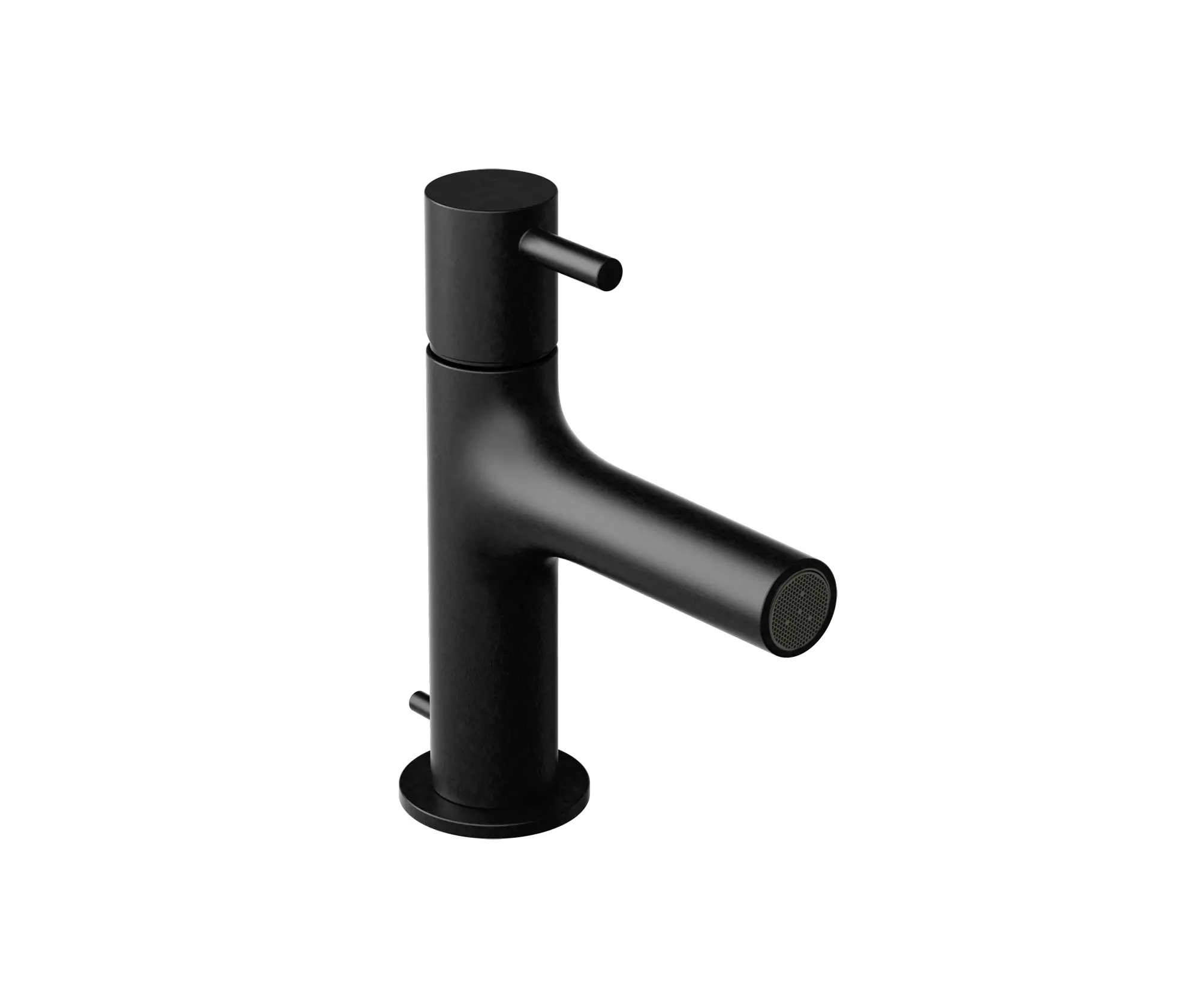 Vigour - Single-lever bidet mixer with drain set in matt black