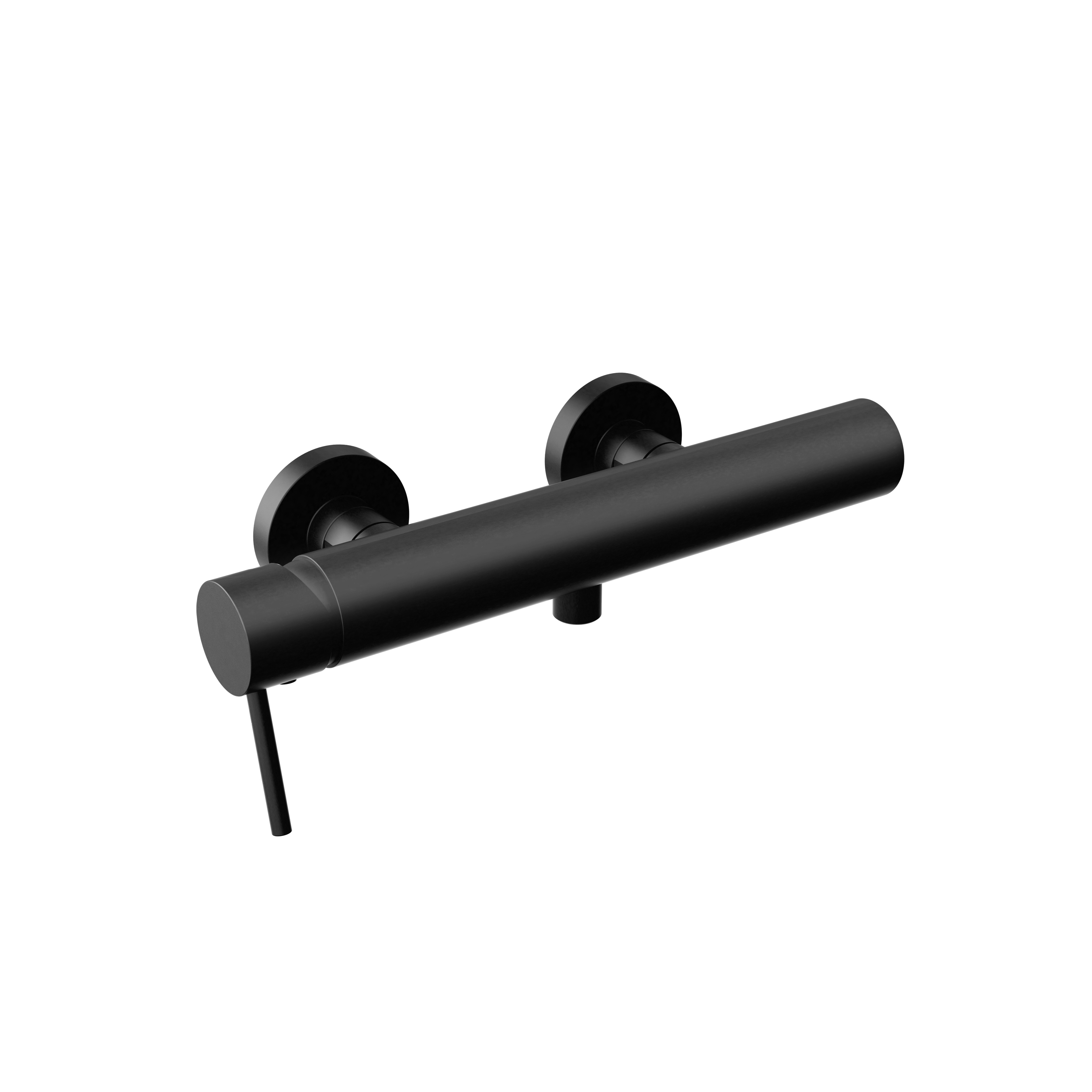 Single-lever SM shower mixer without shower set matt black